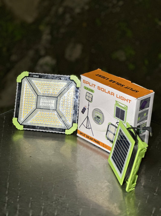 💡 مصباح شمسي قوي Split Solar Light JLP-2192 مع لوحة شمسية منفصلة
