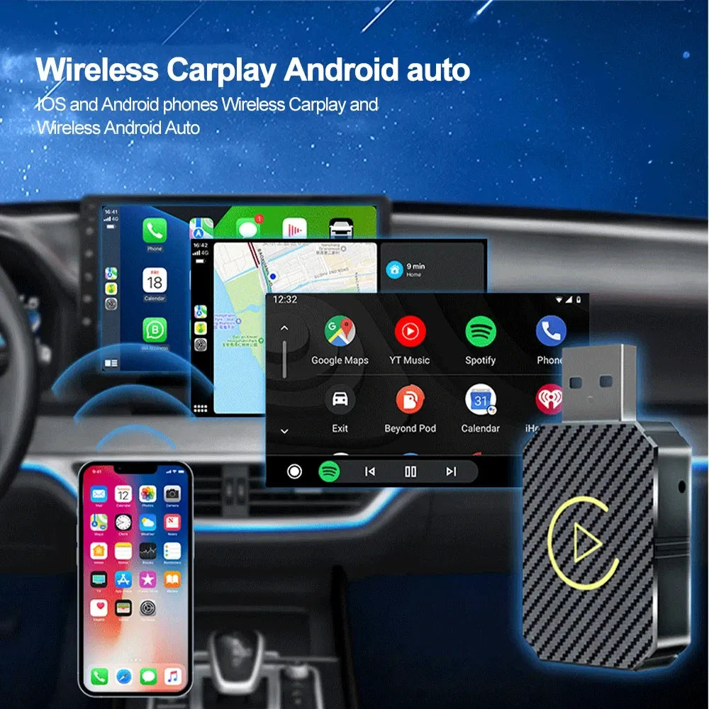🚗 محوّل CarPlay لاسلكي – وداعًا للأسلاك المزعجة