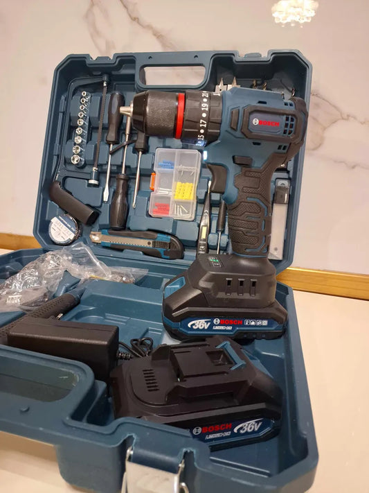 طقم دريل/مفك BOSCH 48V — أداء احترافي في علبة واحدة